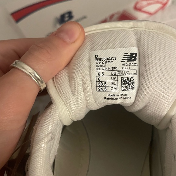 Men’s 6.5 New Balance x Aime Leon Dore 550 ‘Grey Suede’ - Picture 3 of 3